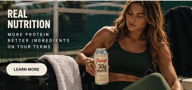 Perry's Protein in a modern fitness campaign